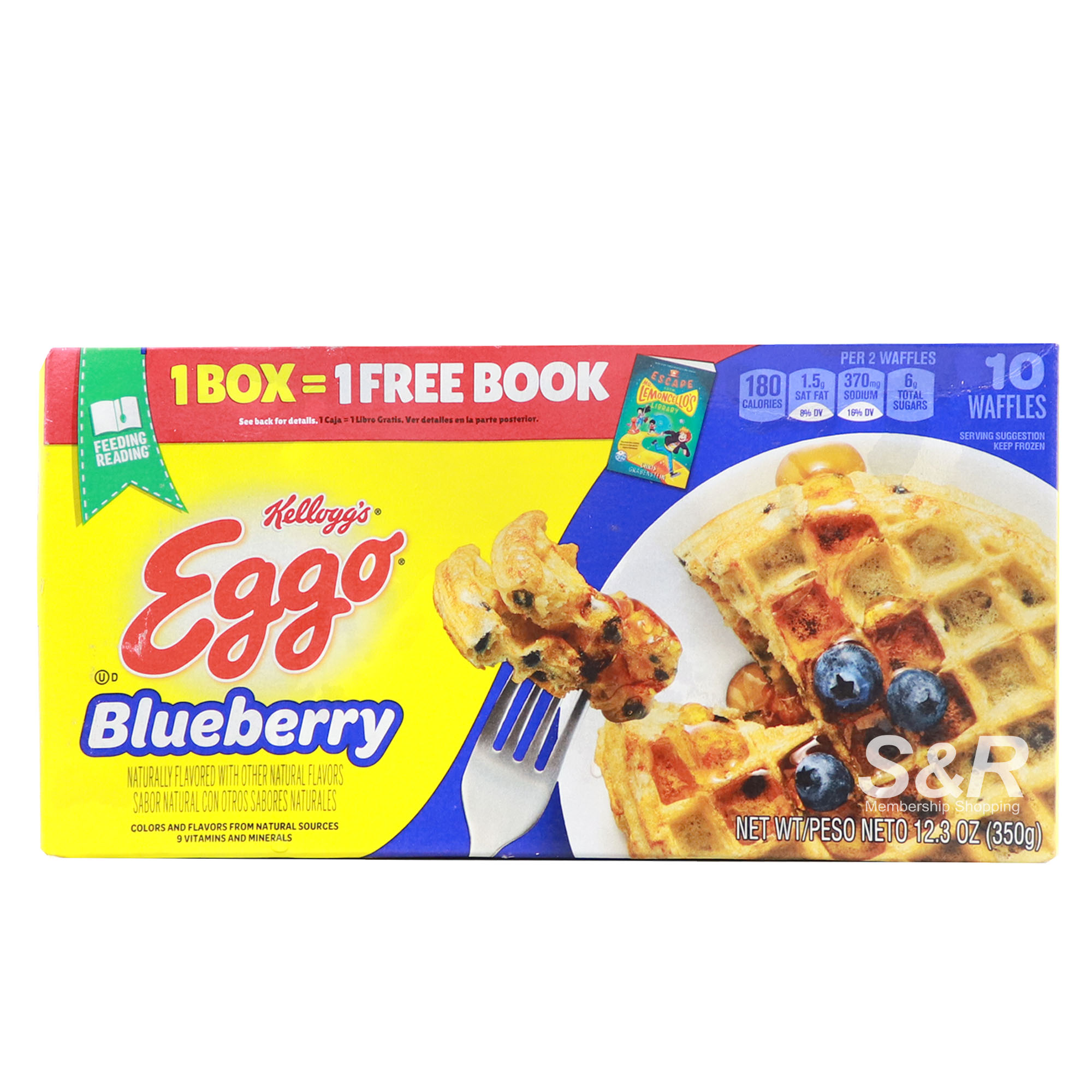 Kellogg's Eggo Blueberry Waffle 10pcs Kellogg's Eggo Blueberry Waffle 10pcs